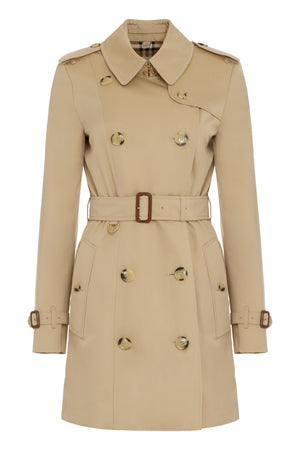 Gabardine trench coat-0